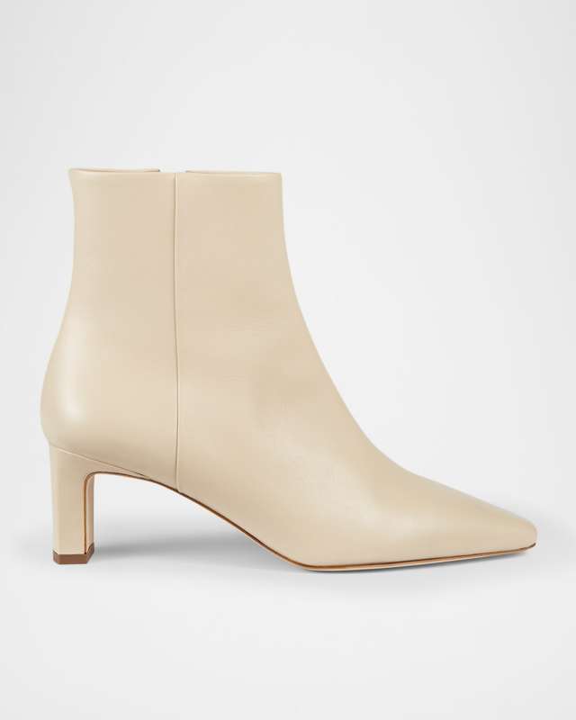 Margaux Blunt-Toe Ankle Boots